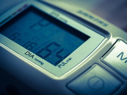Fettverbrennungspuls: Foto von einem digitalen Pulsmessgerät
