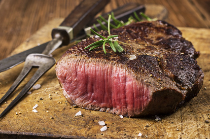 proteinhaltige Lebensmittel: Foto von einem Steak