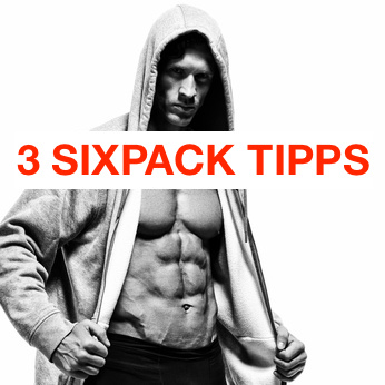 Sixpack Tipps: Foto von einem Mann mit Waschbrettbauch.