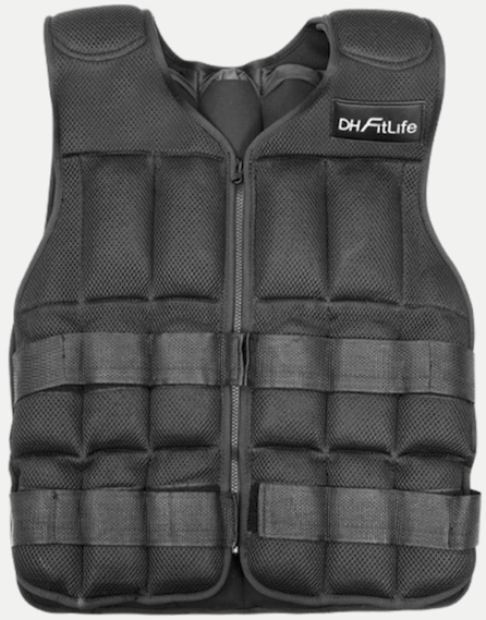 Bild von einer Gewichtsweste für das Krafttraining.